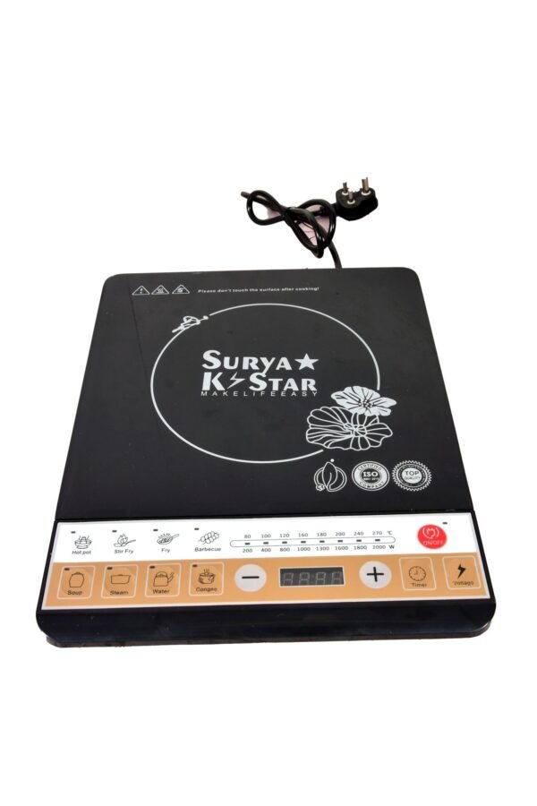 SURYA KSTAR M13 Induction Cooktop  (Black, Push Button)